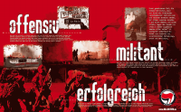 Plakat: offensiv - militant - erfolgreich Plakat: offensiv - militant - erfolgreich